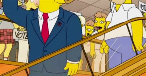 The Simpsons Respond Election Prediction Trump