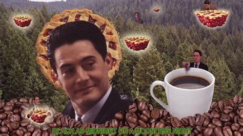 Picture Special Agent Dale Cooper Smiling At Coffee And