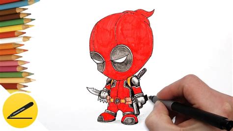 We hope you will like it. How to Draw Deadpool (chibi) full body, step by step - YouTube