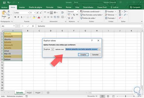 C Mo Encontrar Datos Duplicados Y Crear Autofiltro Excel Solvetic