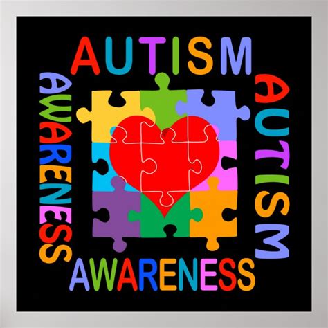 Autism Awareness Poster Uk
