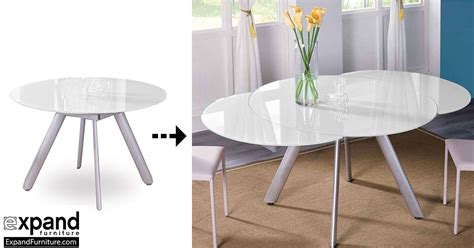 Toughened glass and tempered glass are two different types of glass. The Butterfly Expandable Round Glass Dining Table | Expand ...