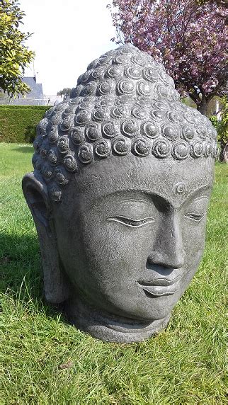 tête bouddha jardin - Vente décorations & aménagements de Bali pour maison et jardin.