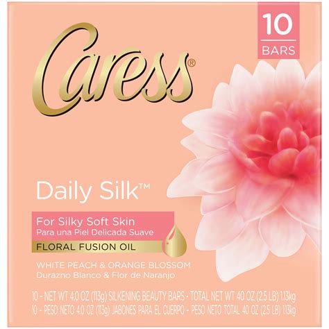 Caress Daily Silk Bar Soap 4 Oz 10 Bars