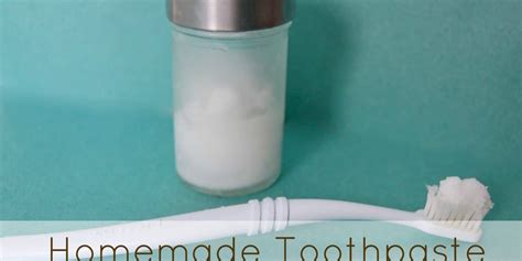 Homemade Toothpaste With Baking Soda The Pistachio Project