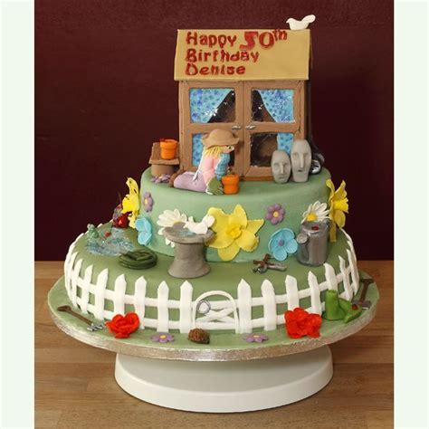 We take great prides in creating design and custom cakes for any occasion. Great Summer Cakes | Garden Themed Cake with handmade ...