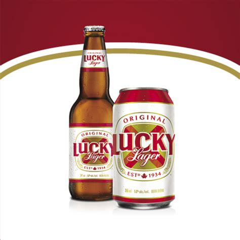 Lucky Lager By Labatt Breweries Of Canada Lp Beer Store Delivery