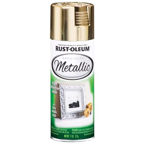 Rust Oleum Specialty 11 Oz Metallic Gold Spray Paint 1910830 The