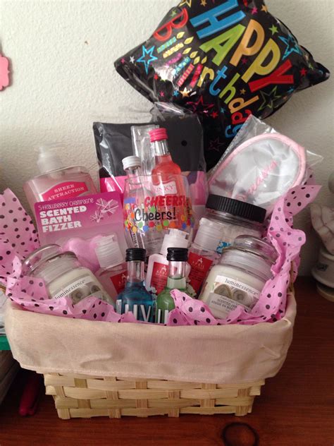What should i gift my girlfriend on her birthday. Gift basket I put together for my Besties Bday @laurarivas ...