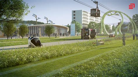 La ville en Présentation de la ville durable du futur Ville durable Ville futuriste et
