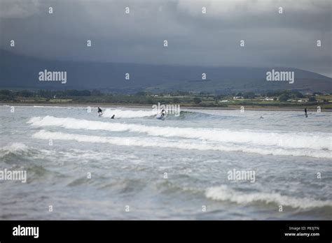 Strandhill Sligo Ireland 8th July 2018 Surfers Enjoying The Great Weather And Atlantic Waves