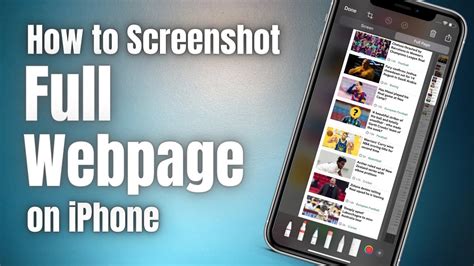 How To Screenshot A Full Page On Iphone Full Screen Capture On Ios