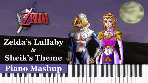 Zeldas Lullaby And Sheiks Theme Mashup The Legend Of Zelda Piano