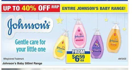 Johnsons Baby Range Offer At My Chemist Au