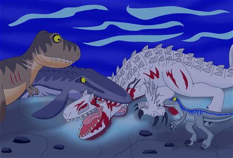 Indominus Rex Defeat Jurassic World By Pegasuszebra On Deviantart