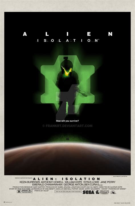 Alien Isolation Poster By Frankrt On Deviantart