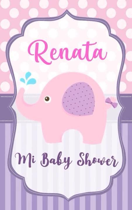 Baby Shower Elefantita Rosa Video Invitaci N Video Invitaciones