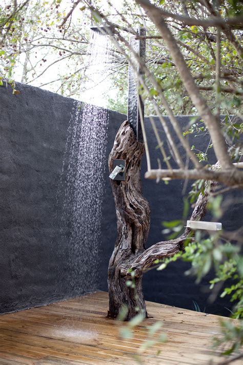 Luxury Outdoor Showers And Bath Tubs On Safari Exclusive