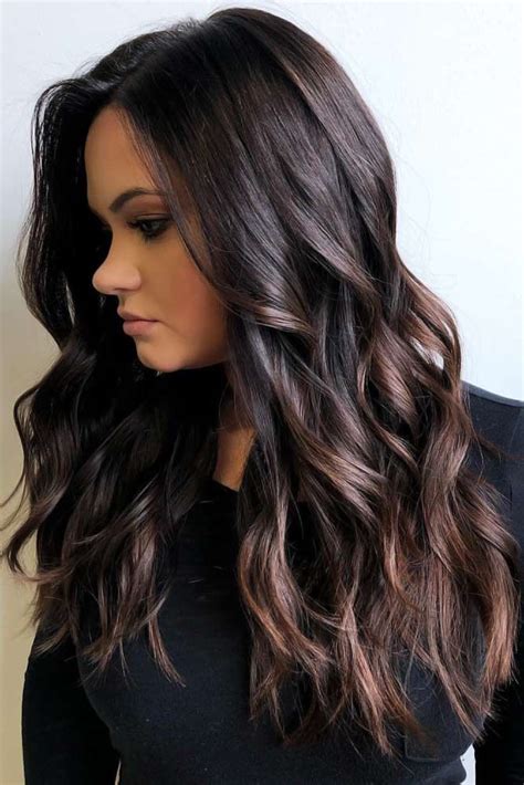 If you're hoping to brighten your stark black strands, however, a black to caramel balayage can help ease your transition from dark to light. Hairstyle Trends - 28 Hottest Black Hair with Highlights ...