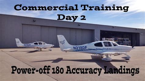 Commercial Training Day 2 Power Off 180 Accuracy Landings Youtube