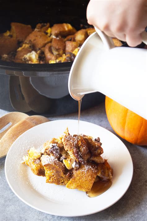 Pumpkin Spice French Toast Slow Cooker French Toast Slow