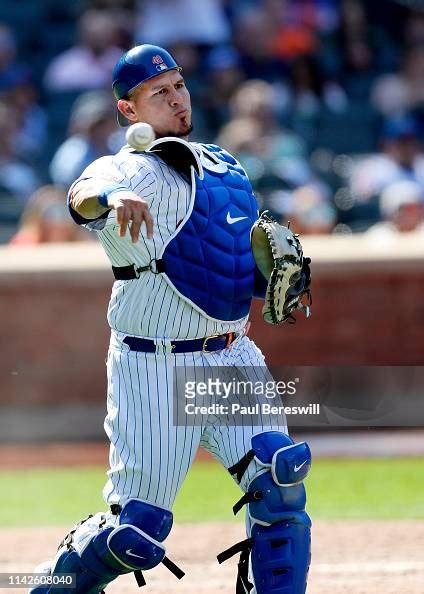 Catcher Wilson Ramos Of The New York Mets Throws To First Base In An
