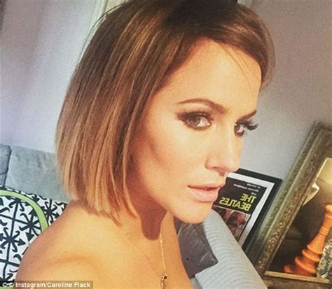 Caroline Flack Reveals Her Newly Dyed Lilac Hair At The Pride Of