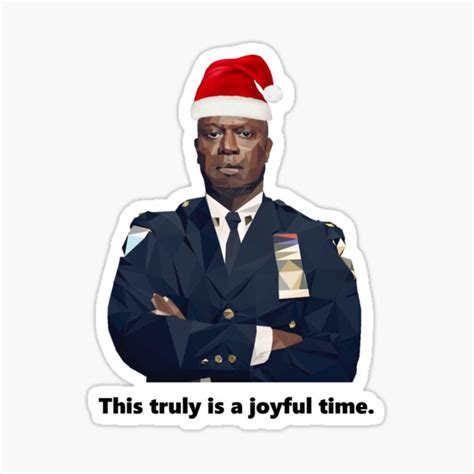 Brooklyn 99 Christmas Stickers Christmas Stickers Holiday Stickers