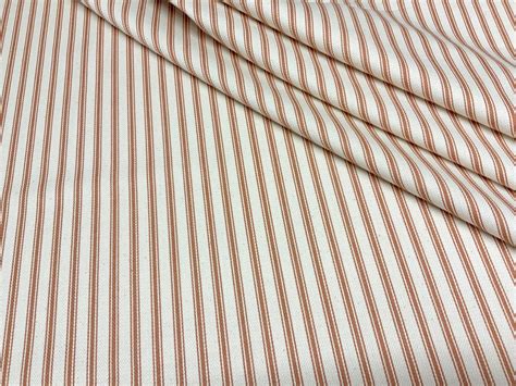 S120 French Woven Ticking Rust Textile Express Fabrics Buy Fabric