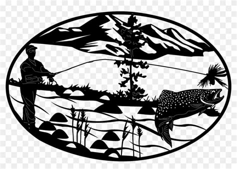 Find illustrations of fish clipart. Filing - Gone Fishing Sign Black And White - Free ...