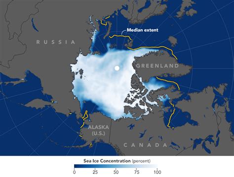 Arctic Sea Ice At Record Low Earth Earthsky
