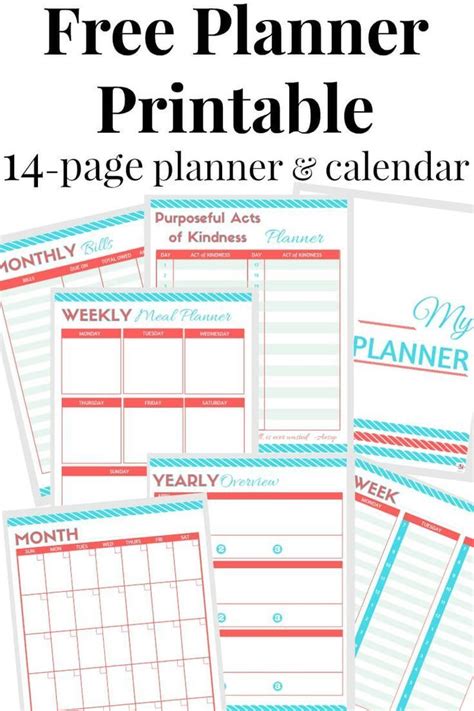 free planning printables planner printables free free planner