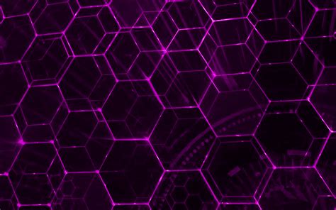 Download Wallpapers 3d Polygon Background Purple Polygon Texture