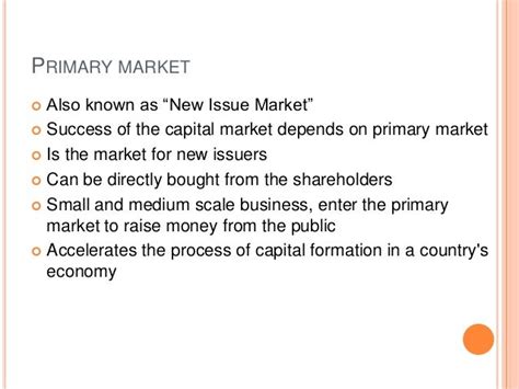 Primary Market