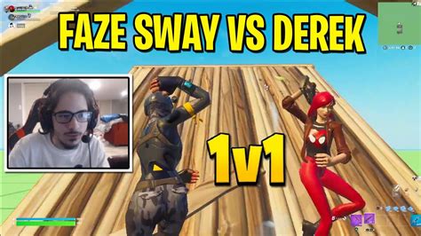 Faze Sway Vs Derek 1v1 Buildfights Faze Sway Is Back Youtube