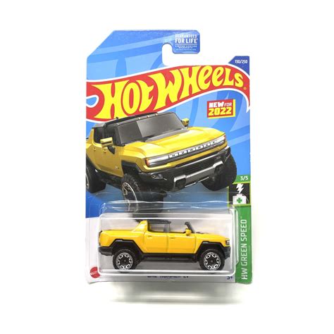 Hot Wheels Hw Green Speed Gmc Hummer Ev Yellow
