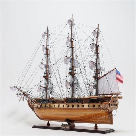 Uss Constitution Old Ironsides Tall Ship Model 38 W Table Top Display