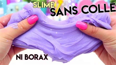 Recettes SLIME SANS COLLE NI BORAX ! ♥ - YouTube (avec images) | Slime