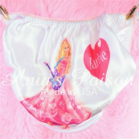Rare Pink Barbie Doll Princess Classic Shiny Satin String Bikini Mens