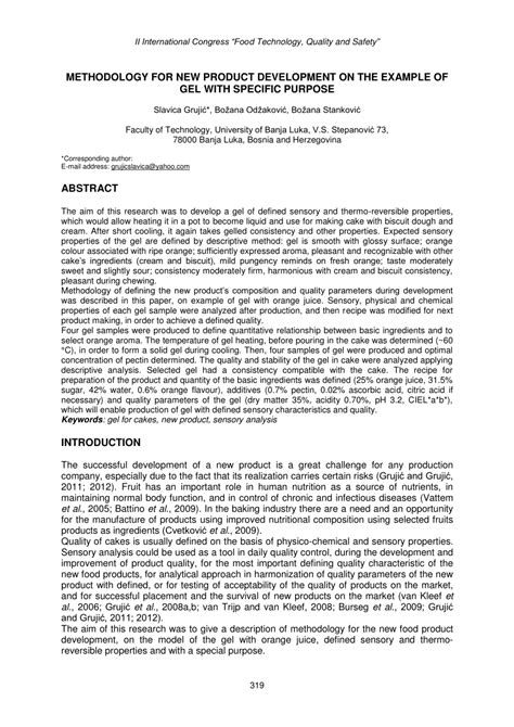This article research methodology example explains the research questions and size,research types,hypothes can be said for the theoretical aspect of the research, in which there is the already introduced researchers examples, the journal articles, books, and references or the reports etc. (PDF) Methodology for new product development on the ...