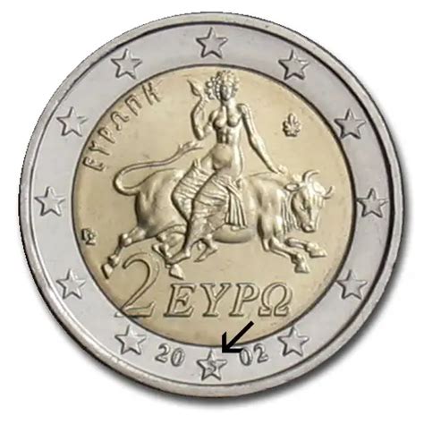 Grèce 2 Euro 2002 S Pieces Eurotv Le Catalogue En Ligne Des Monnaies