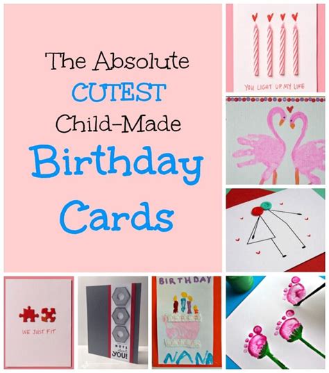 ﻿6 homemade birthday card ideas for grandma. Homemade Birthday Cards for Kids to Create! | Grandma ...