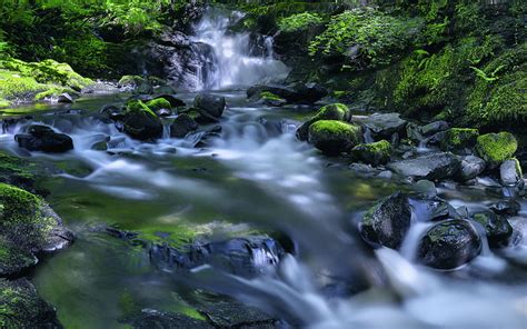 Hd Wallpaper Kirkton Glen Waterfall In Balquhidder Scotland Forest