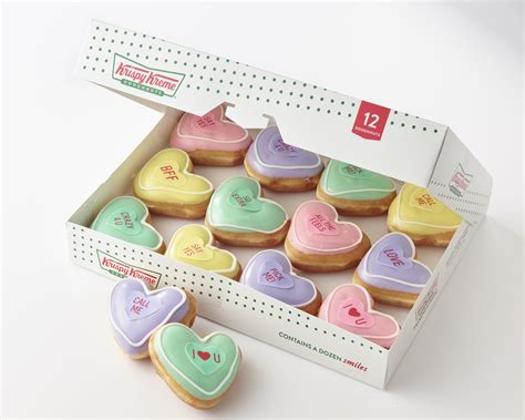 Krispy Kreme Valentines Day Conversation Doughnuts 2019 Popsugar Food