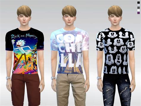 Graphic Tees By Mclaynesims At Tsr Sims 4 Updates
