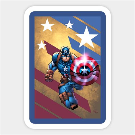 Captain America Captain America Sticker Teepublic