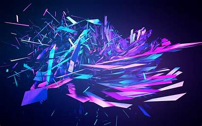 Purple Pink Glass Broken Illustration Background Explosion