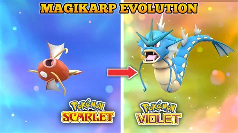 How To Evolve Magikarp Into Gyarados In Pokemon Scarlet Violet Youtube