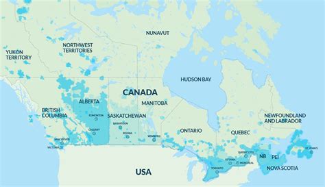 T Mobile Coverage Canada Map Map
