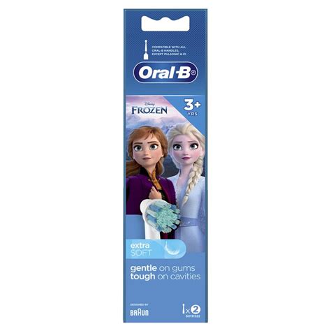 Buy Oral B Electric Toothbrush Refills Kids Frozen 2 Pack Online At